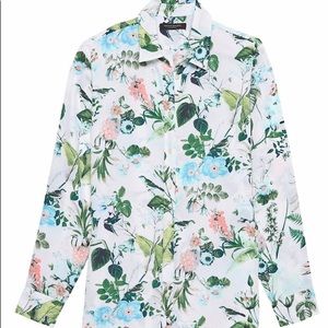 Banana Rebublic Botanical Print Shirt